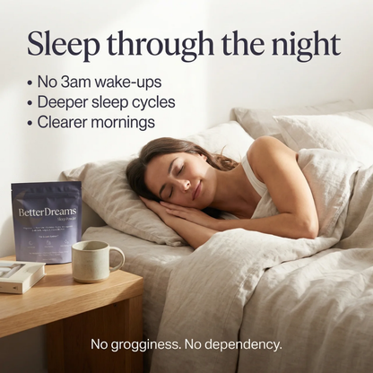 Better Dreams — Hormonal Sleep Support. Without Melatonin
