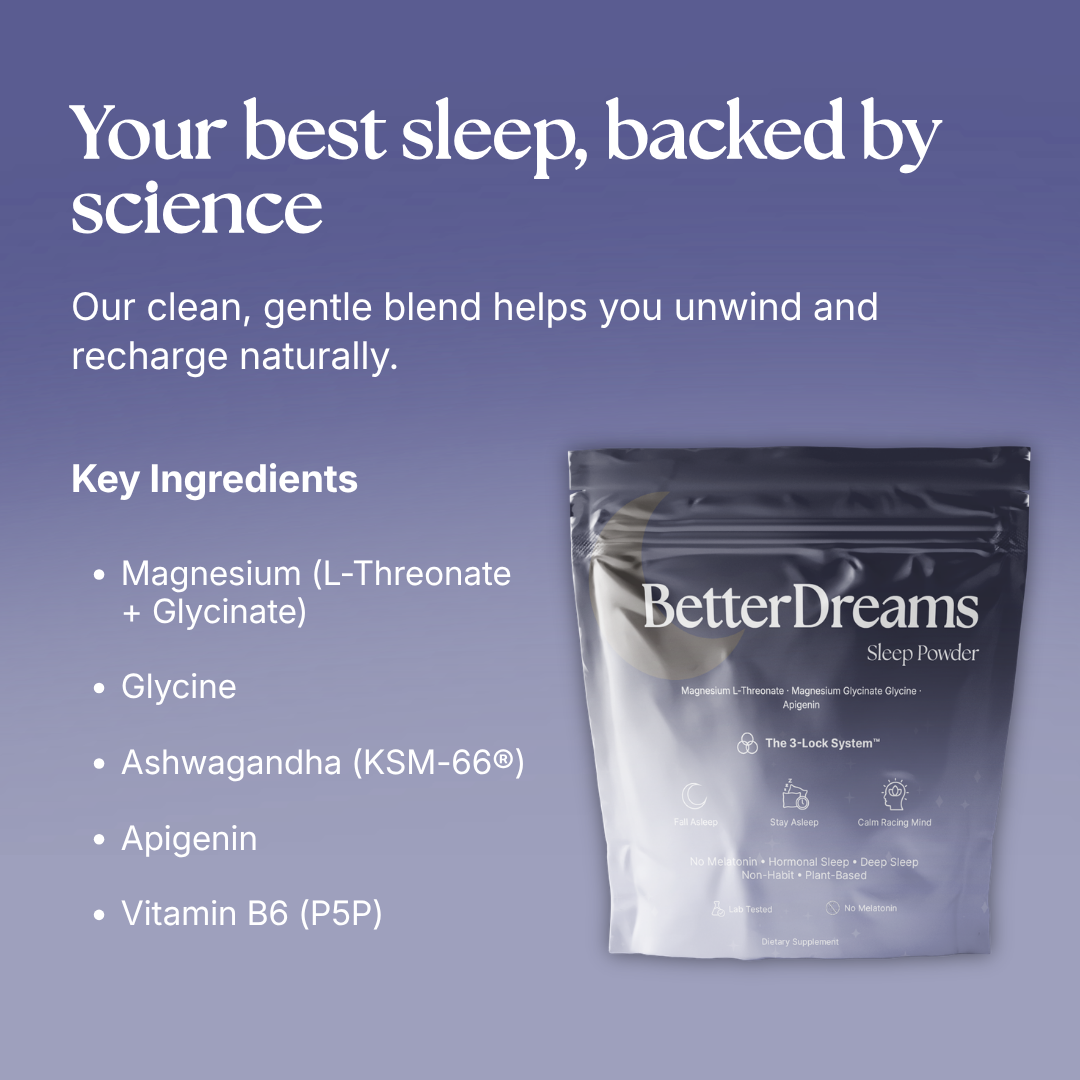 Better Dreams — Hormonal Sleep Support. Without Melatonin