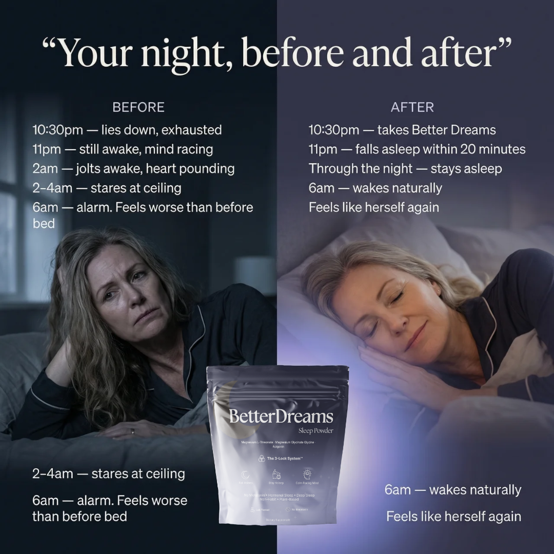 Better Dreams — Hormonal Sleep Support. Without Melatonin