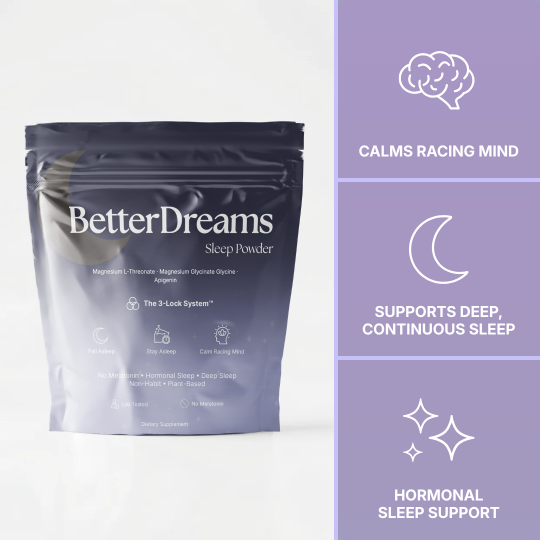 Better Dreams — Hormonal Sleep Support. Without Melatonin
